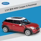 Модель автомобиля Welly 1:24 BMW MINI Cooper S Paceman, отлитые и игрушечные автомобили, коллекционные подарки, игрушка для транспортировки без дистанционного управления