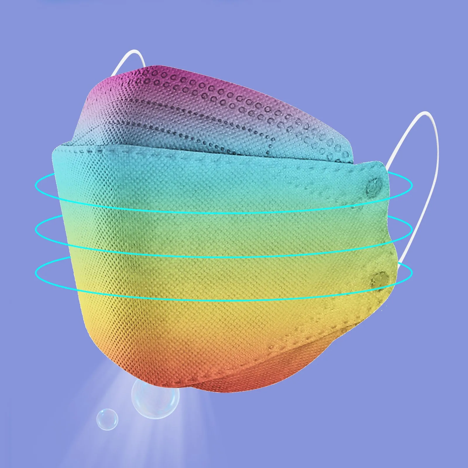 3d маски для защиты Реалистичная тушь лица с принтом модная Маска рта косплей