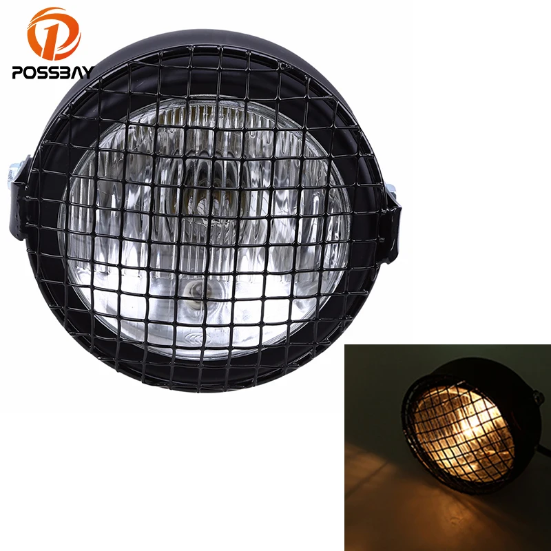 Аксессуары для мотоциклов POSSBAY с ЧПУ 6 5 дюйма налобный гриль Мотоциклов Harley Honda