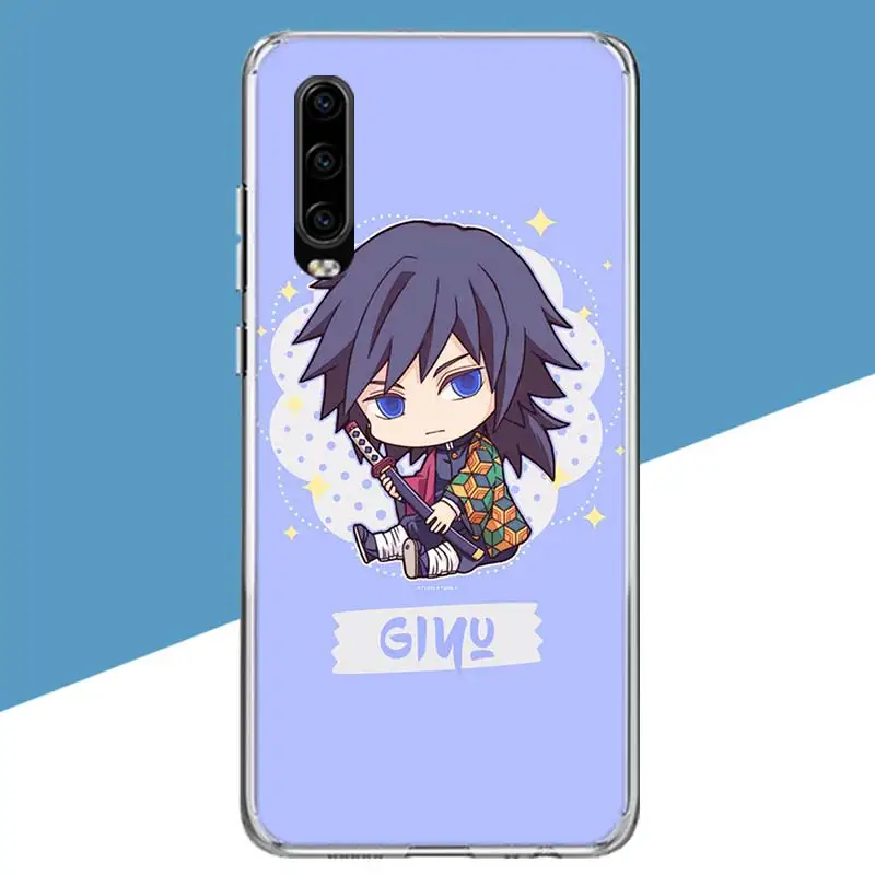 

Demon Slayer Kimetsu No Yaiba Cute Phone Case For Huawei P40 P30 P20 P10 Mate 30 20 10 Pro Lite P smart Z Plus Luxury Pattern Co