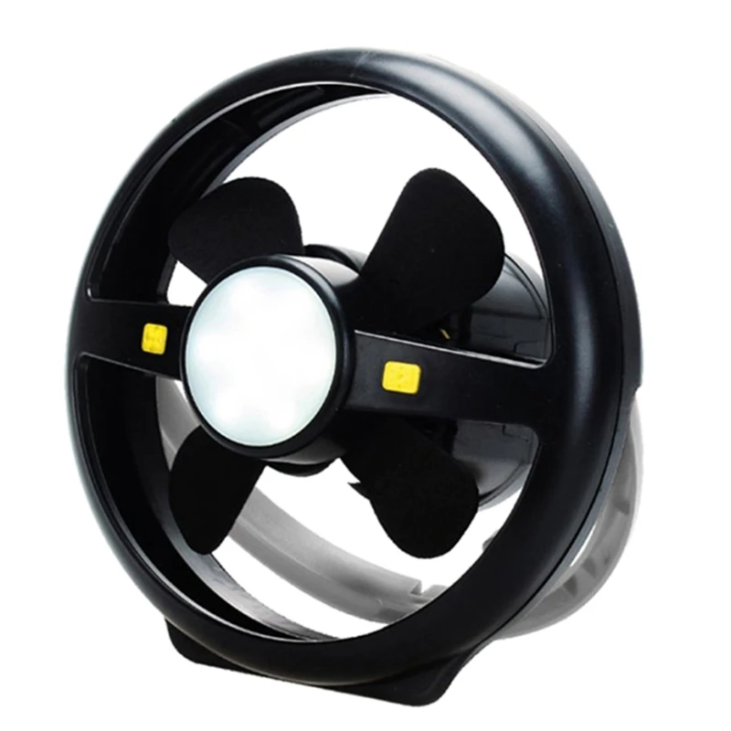 Уличный вентилятор для кемпинга светильник перезаряжаемый через USB 3600 мА/ч