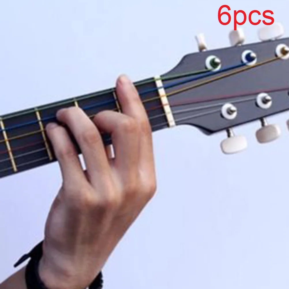 4-6pcs/set Nylon Rainbow Colorful Ukulele Strings Durable Replacement Part For Guitar Musical Instrument Accessorie - купить по