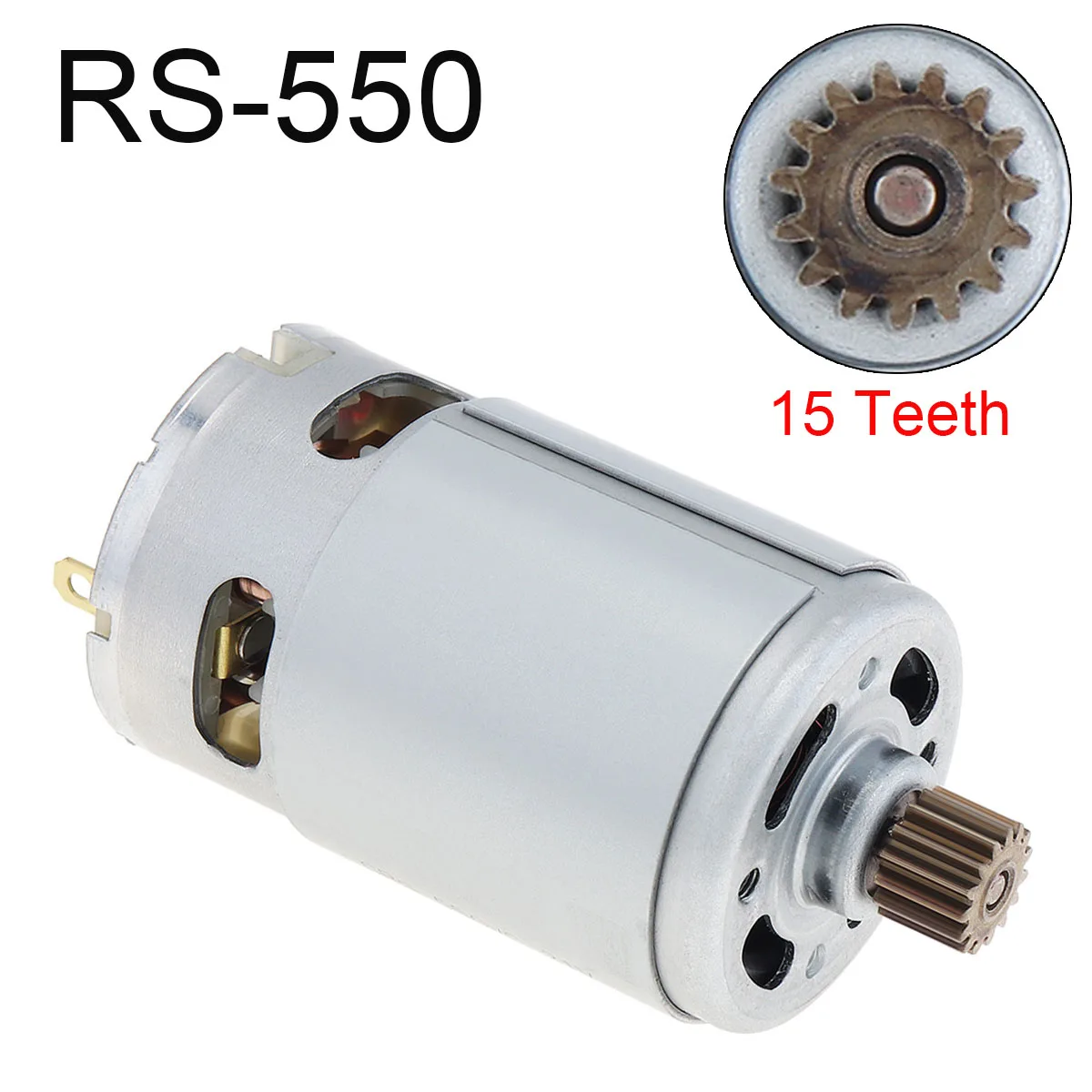 Dentes dc Motor de Broca de Lítio de Alta Velocidade para Furadeira sem Fio Serra Elétrica Chave de Fenda Elétrica Rs550 15