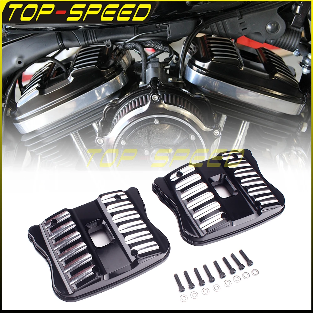 

2pcs Top Rocker Box Cover Guard Protection for Harley Sportster XL883 XL1200 Forty Eight Seventy Two XL 883 1200 48 72 2004-2017