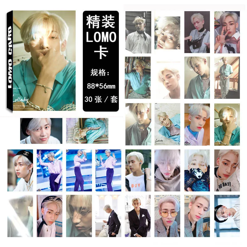 30 шт./компл. K-pop GOT7 Фотокарточка бэмлам Single 04 Модный высококачественный альбом