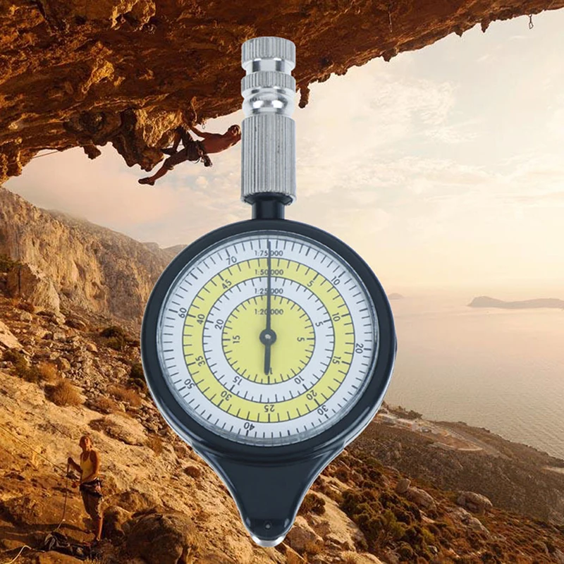

Outdoor Hiking Camping Map Measuring Gauge Range Finder Meter Scale Compass