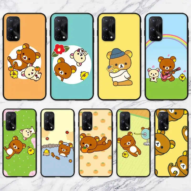 Cute R-Rilakkumas чехол для телефона Oppo Reno2 3 A73 A5A9202 Realme 2 C2 C3 5 6 Pro XT Shell |