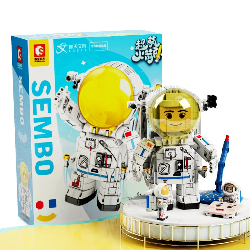 

Конструктор 3D астронавт из серии космических конструкторов, мини-фигурки, сборные мелкие частицы, развивающие игрушки для мальчиков, подар...