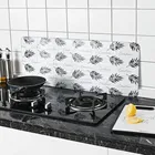 Кухонные приспособления 25 #1 шт., экраны для защиты от брызг масла, алюминиевая фольга, газовая плита, брызгозащищенная перегородка, домашние кухонные инструменты для готовки