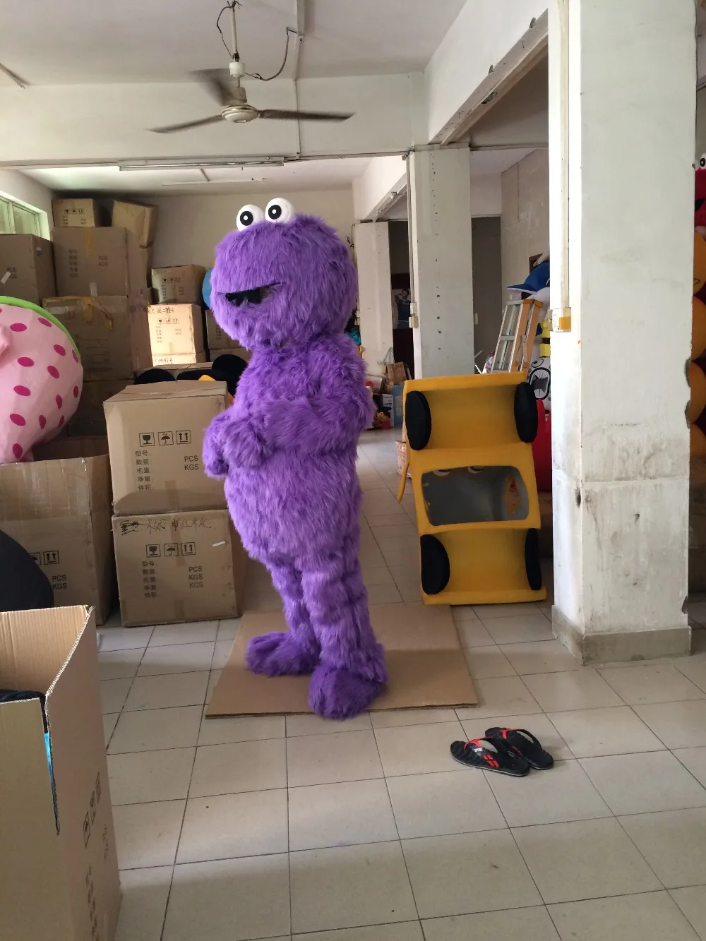 Костюм-талисман вампира Улица Сезам мультяшная одежда костюм маскоте унисекс