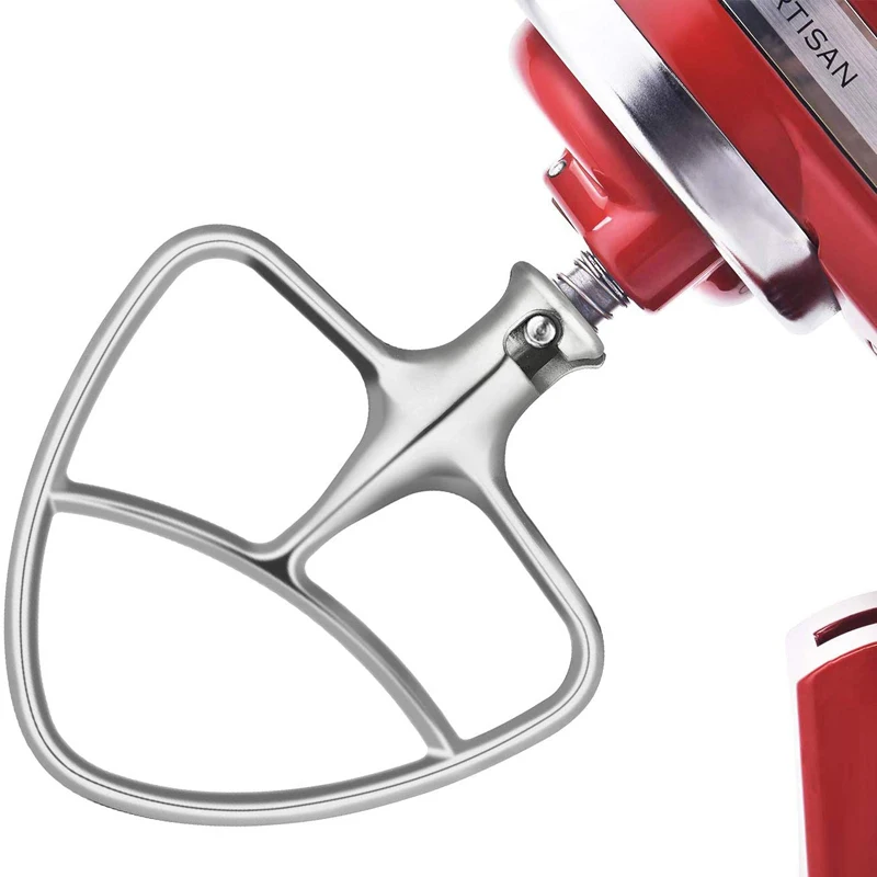 Плоский миксер LEDACE из полированной нержавеющей стали для KitchenAid 5Q с наклонной