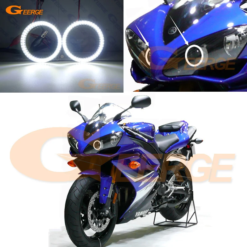 Для Yamaha R1 YZF 2004 2005 2006 2007 2008 ультра яркий SMD LED Ангельские Глазки halo Кольца Набор