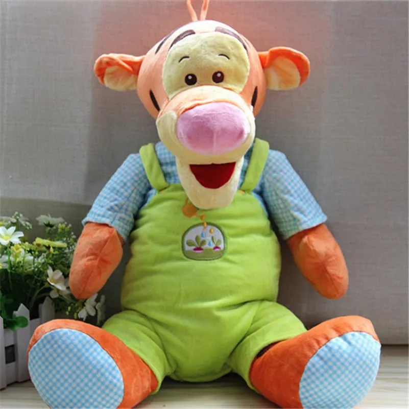 

Бесплатная доставка, 50 см, 19,7 дюйма, Оригинальные американские Мультяшные тигры, мягкие игрушки в виде животных, плюшевые детские игрушки дл...