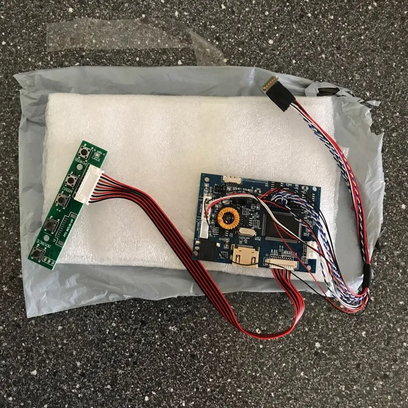 1Set HDMI-Compatibe Lvds Controller Board Driver 40Pin Cable Kit For Raspberry PI 3 LP156WH2 1366X768 7-42Inch Screen | Электроника