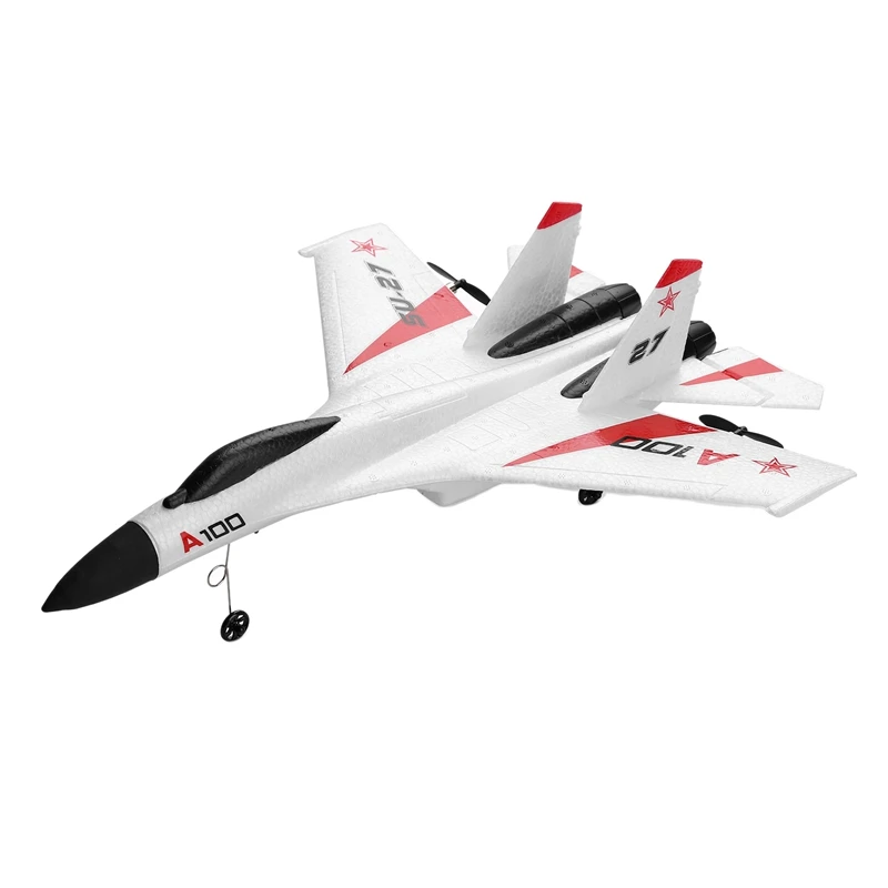 WLTOYS XK A100 SU27 RC самолет 2 4G 340 мм 3CH самолёт с неподвижным крылом уличные игрушки