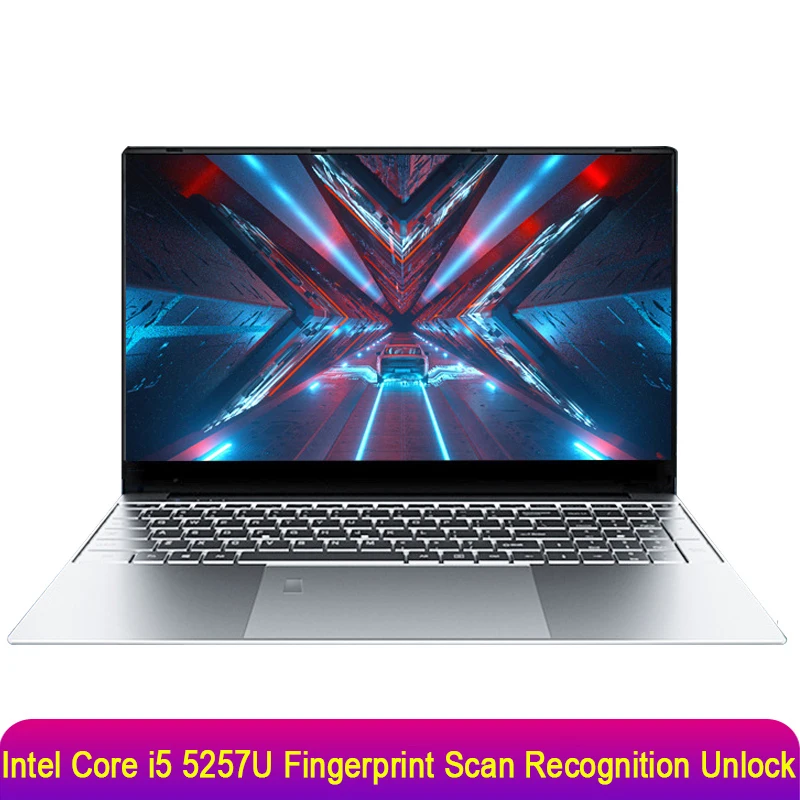 

Laptops 15.6" 1080P HD Screen Fingerprint Portable Notebook Computer Intel Core i5 5257U Laptop 8G 16G RAM Laptops