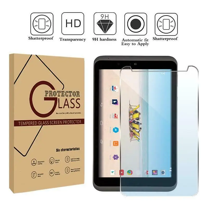 

Tablet Tempered Glass Screen Protector Cover For Tesco Hudl 2 8.3"