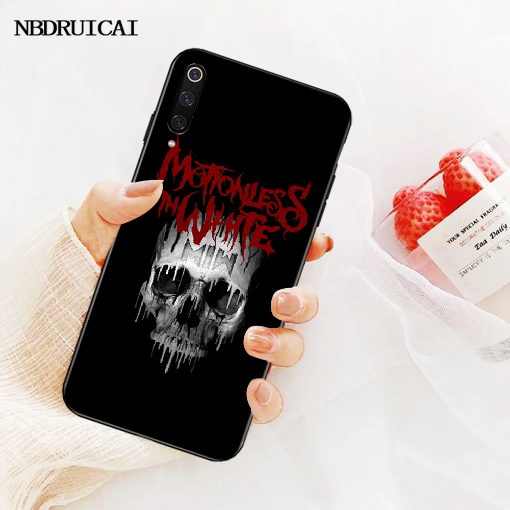 NBDRUICAI Motionless In White MIW Роскошный Уникальный Дизайн чехол для телефона Xiaomi Mi9 9SE 8SE
