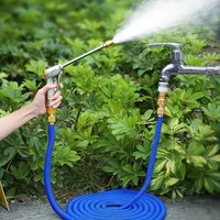 7 5m household high pressure car wash water gun set telescopic hose hose garden watering hose