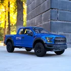 1:24 Ford F150 Raptor Pickup, металлическая игрушка из сплава под давлением, искусственная коллекция, детский подарок