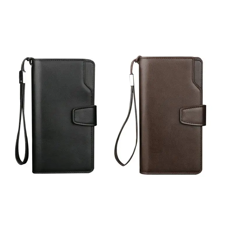 Мужской Ретро клатч из искусственной кожи Многоцелевая сумка Boyfriend Pack ручная LX9F |