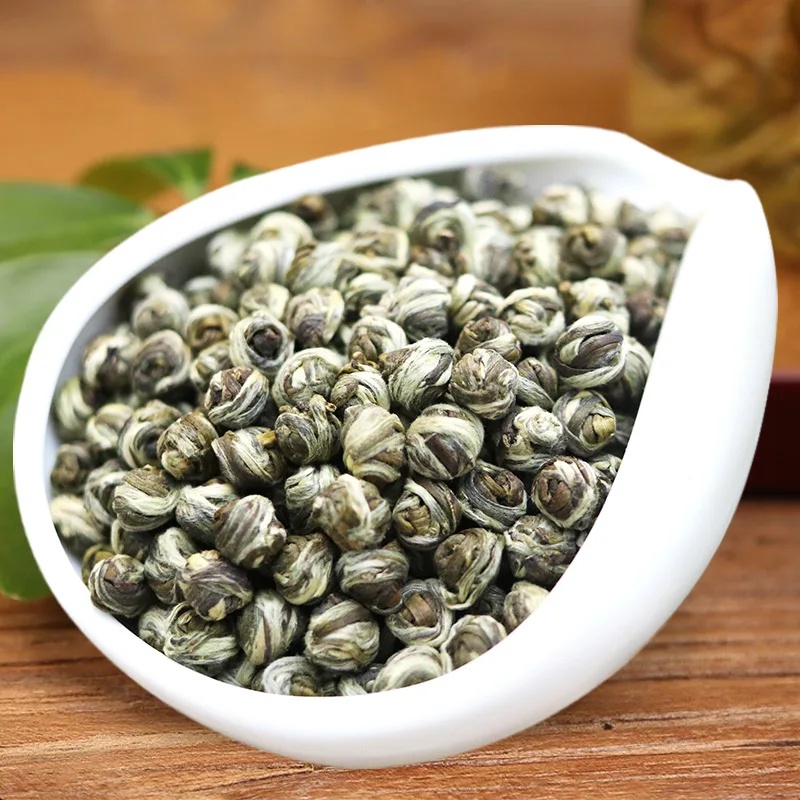 

5A 2020 Jasmine Tea Pearls Natural Fresh Jasmine Dragon Pearl Tea Green