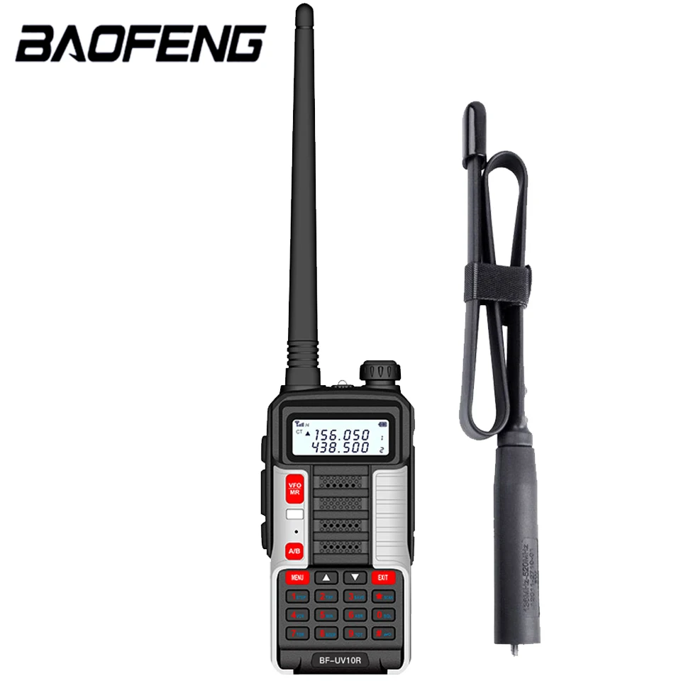 2021 профессиональная рация Baofeng UV10R 128 каналов VHF UHF Двухдиапазонная двухсторонняя