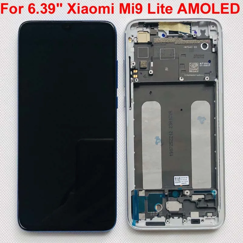 

Original New For 6.39" Xiaomi M 9 Lite Mi9 Lite AMOLED LCD Screen Display+Touch Panel Digitizer With Frame For Xiaomi Mi CC9