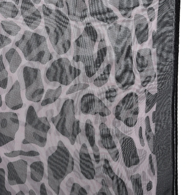 

GAOKE Leopard Long woman chiffon scarf printted Stole Wrap long Scarves Ladies Wrap Scarves Shawl 2020 scarf Shawl