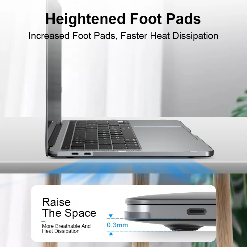 Прозрачный матовый чехол для ноутбука Apple MacBook Air Pro Chip M1 A2337 A2338 2021 Macbook 14 2 16 дюймов |