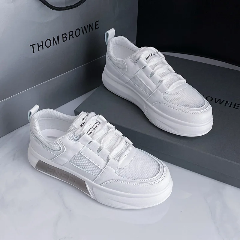 

2021 summer new white shoes mesh breathable women's shoes casual shoes flat shoes running shoes ins tide