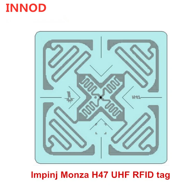 Дешевая rfid-метка с инкрустацией uhf gen2 Пассивный инопланетянин 9662 h3 чип большой