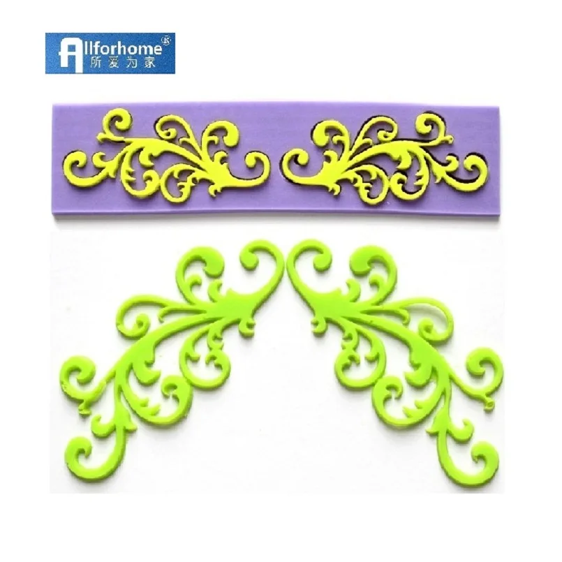 Феникс цветок ротанга силиконовые кружева торт украшения формы для мастики