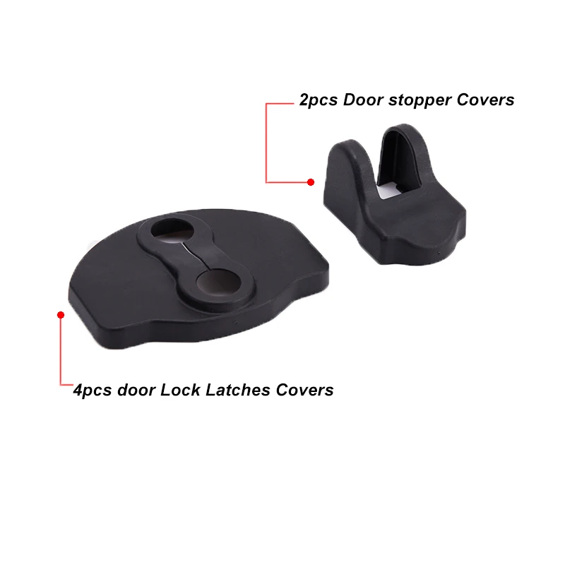 

Car Door Lock Decoration Protection Rust Cover Latches Scratch Resistant Car Styling Accessories for Tesla Model 3 / Y 2021