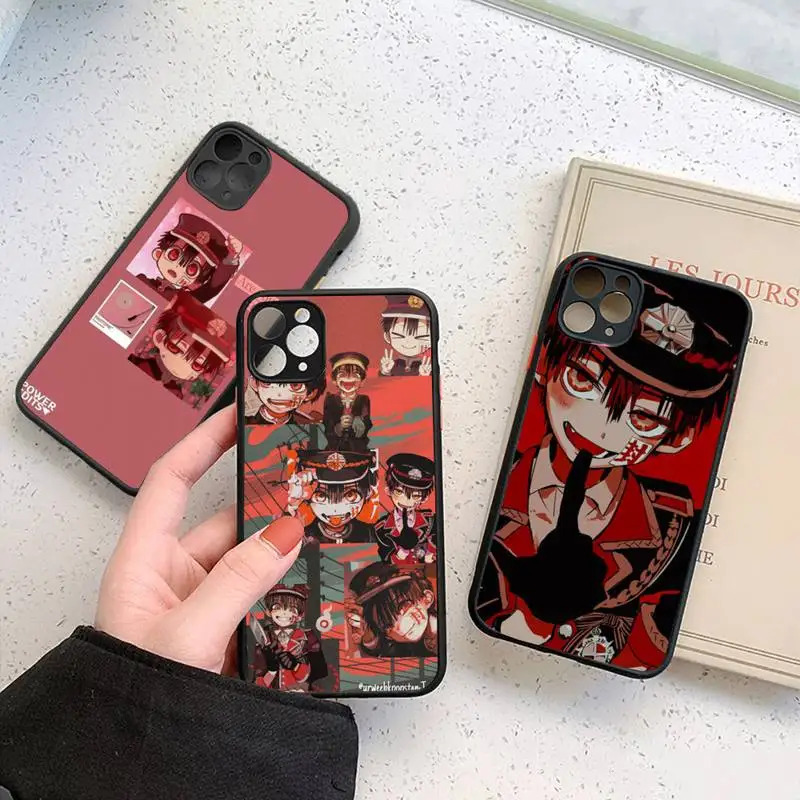 

hanako kun Phone Case For iphone 12 11 7 8 plus mini x xs xr pro max matte transparent cover