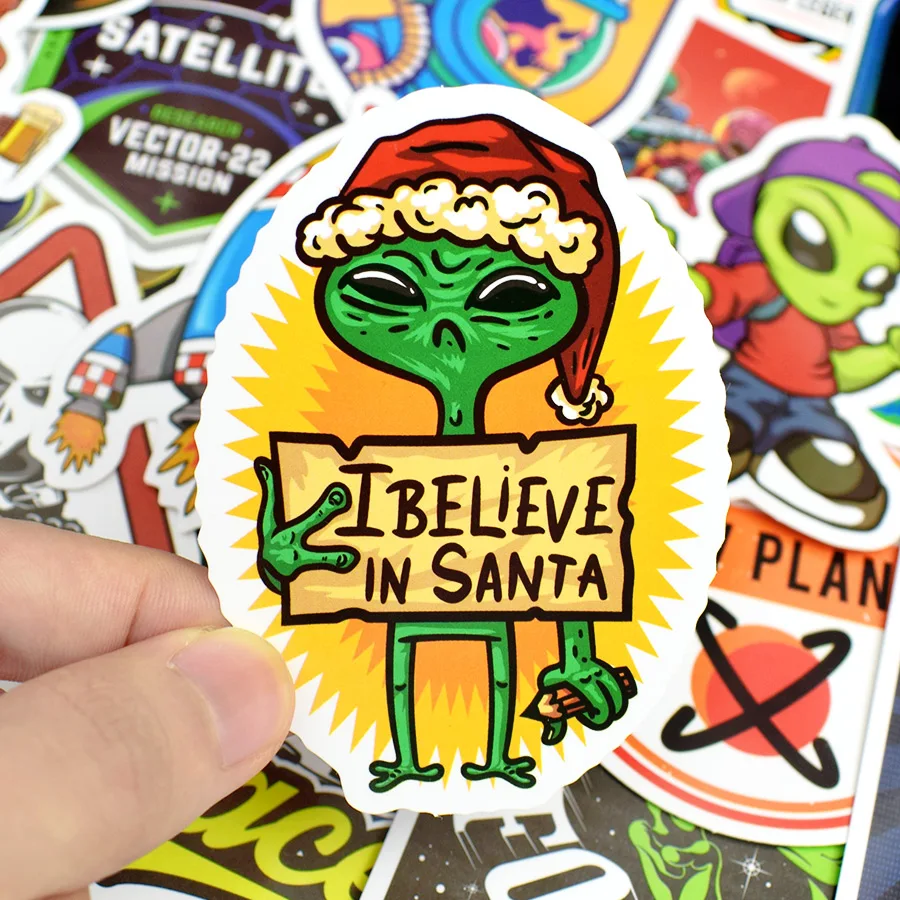 25 шт. наружные наклейки с космосом игрушки для детей инопланетянин НЛО астронавт