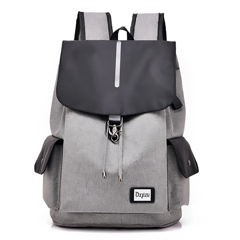 Модный мужской рюкзак 2020 для ноутбука студенческий с зарядкой через USB