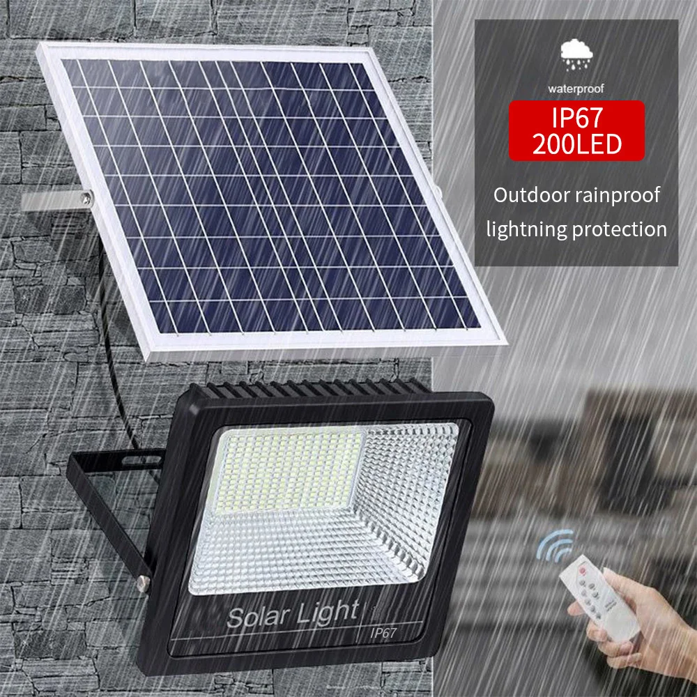 

300W LED Solar Outdoors Sun Light Battery Lamp Motion Sensor Garden Street Wall For Street Garden
