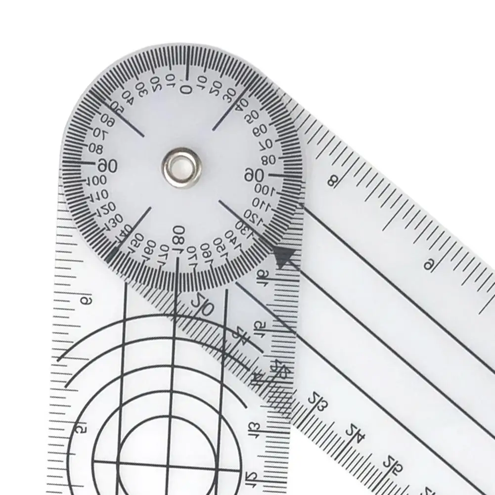 Multi-Ruler 360 Degree Goniometer Angle Medical Spinal Ruler Protractor Useful Measuring School Office Supplies Dropship | Инструменты