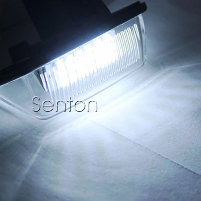 1Pair Car LED number License Plate Light 12V SMD lamp Styling For Toyota Crown S180 Corolla Vios Previa accessories | Автомобили и