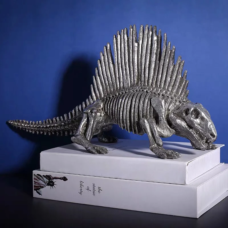 

[MGT]Creative retro dinosaur fossil resin statue decoration home living room room decoration crafts
