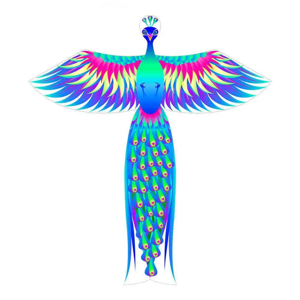 

1pc Children's Breeze Easy To Fly Peacock Kite For Adults Chinese Ancient Wind Kite Large High-end Kite Outdoor Toys