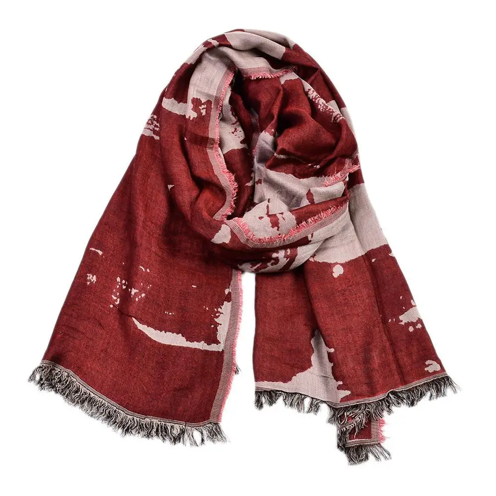 

Модный зимний мужской шарф 2020, мужские шарфы из хлопка и льна с принтом, мужские шарфы в английском стиле, Короткие шарфы из пашмины с кисточ...