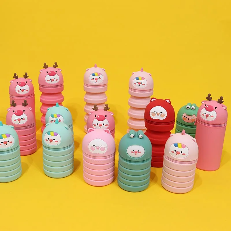 Милый единорог мультфильм Карандаш сумка кролик утенок карандаш держатель