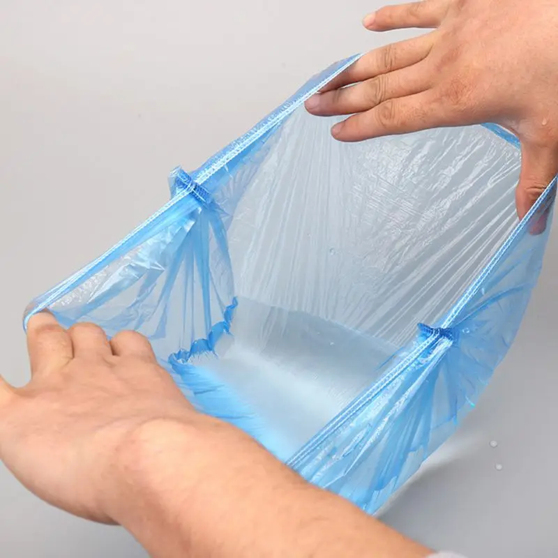 100 шт. одноразовые водонепроницаемые шапочки для душа|Шапочки душа| |