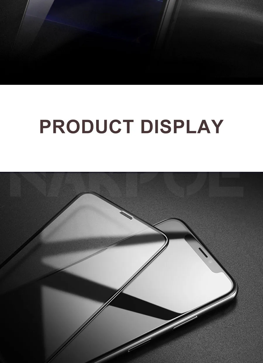 200D полное покрытие защитное стекло на iPhone X XR XS 11 Pro Max Закаленное стекло протектор экрана iPhone 8 7 6 6S Plus стеклянная пленка