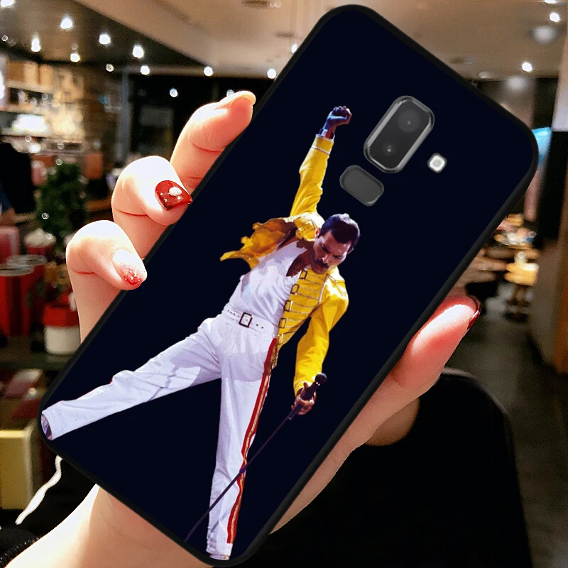 Мягкий чехол queen Freddie Mercury для samsung Galaxy J8 J7 Duo J6 J4 Plus Prime 2018 TPU силиконовый |
