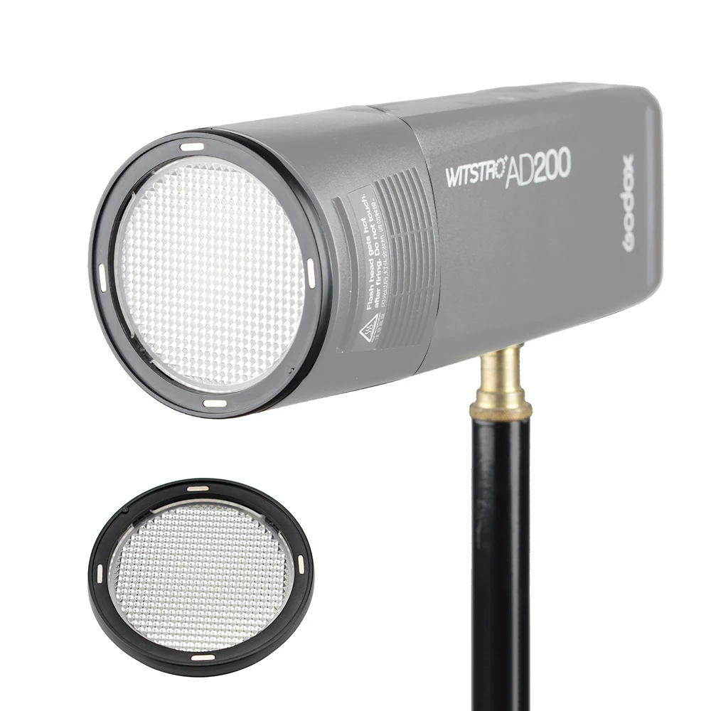 Godox AK-R1 Barn Door, Snoot, Color Filter, Reflector, Honeycomb, шаровой рассеиватель Kits для Godox AD200 H200R V1 Round Flash Head