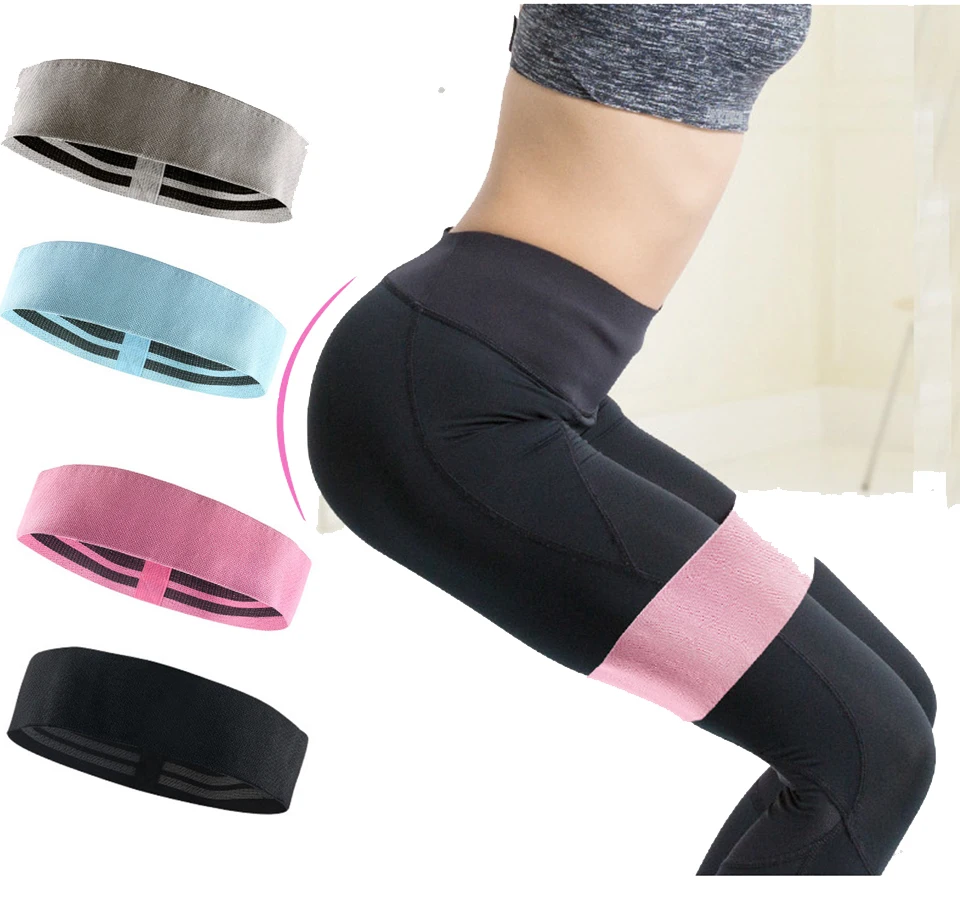 Эластичные резинки для фитнеса окружность бедра упражнения ленты из хлопка