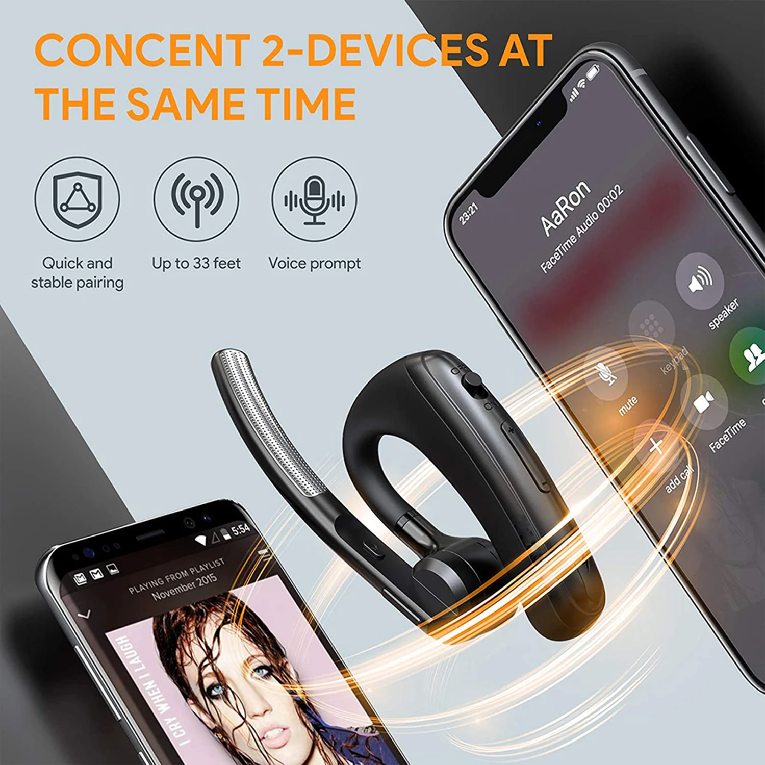Беспроводные наушники K20 с микрофоном Bluetooth 5 0 шумоподавление | Электроника